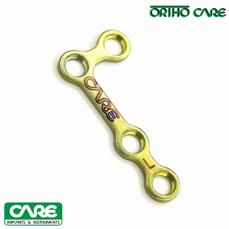 L-подібна пластина з 4 отворами, перемичка 12 мм, права товщина 0,6 мм